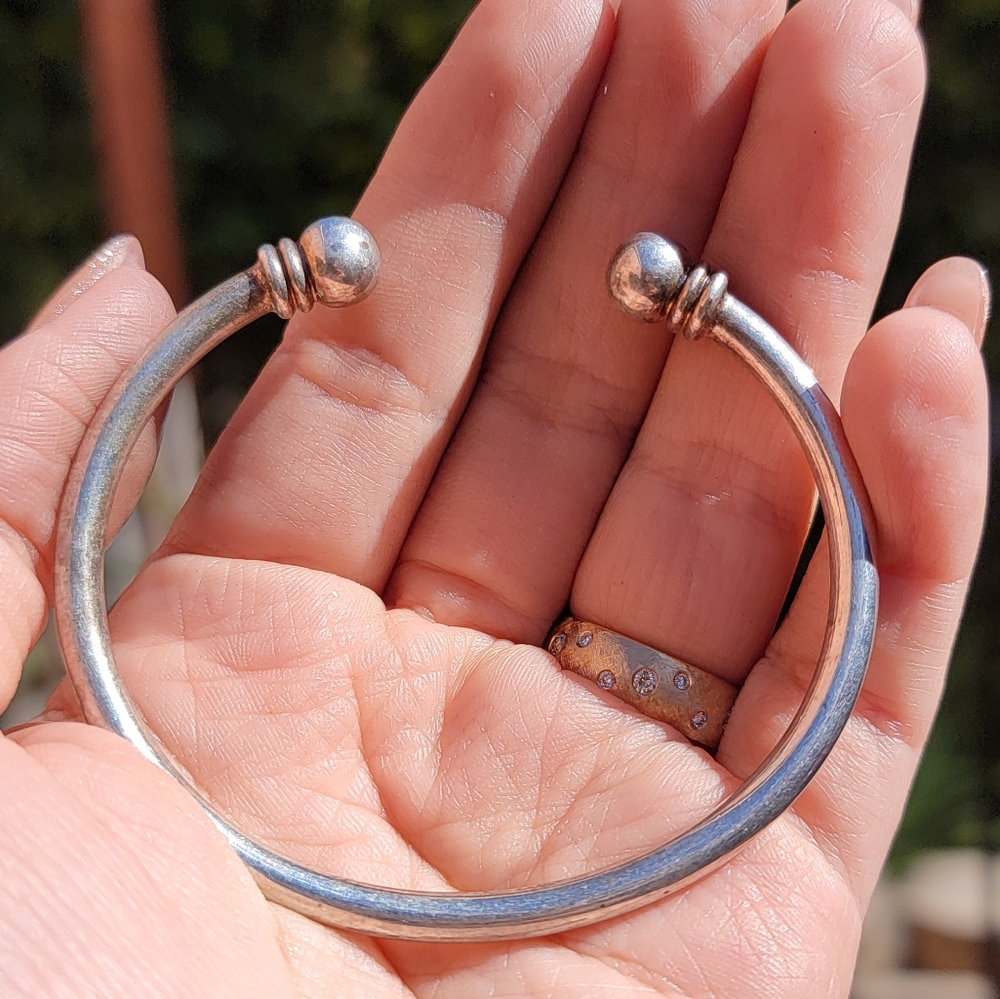 Solid Sterling Bangle - image 3